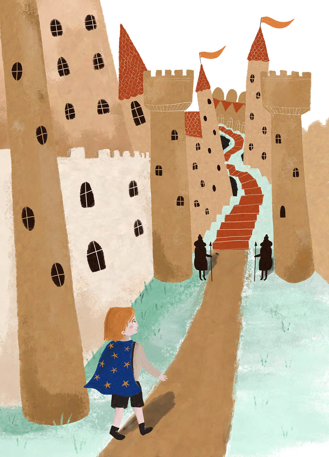 Boy and Castle by Iva Dukić