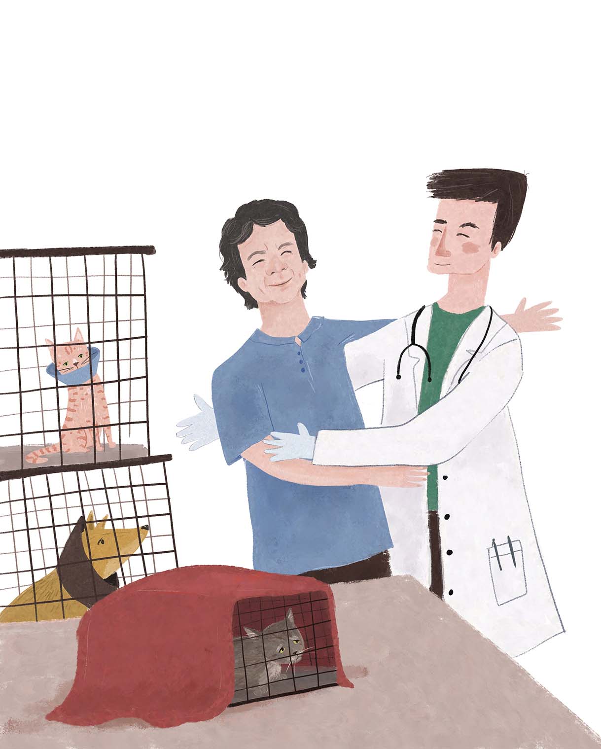 Vet visit by Iva Dukić