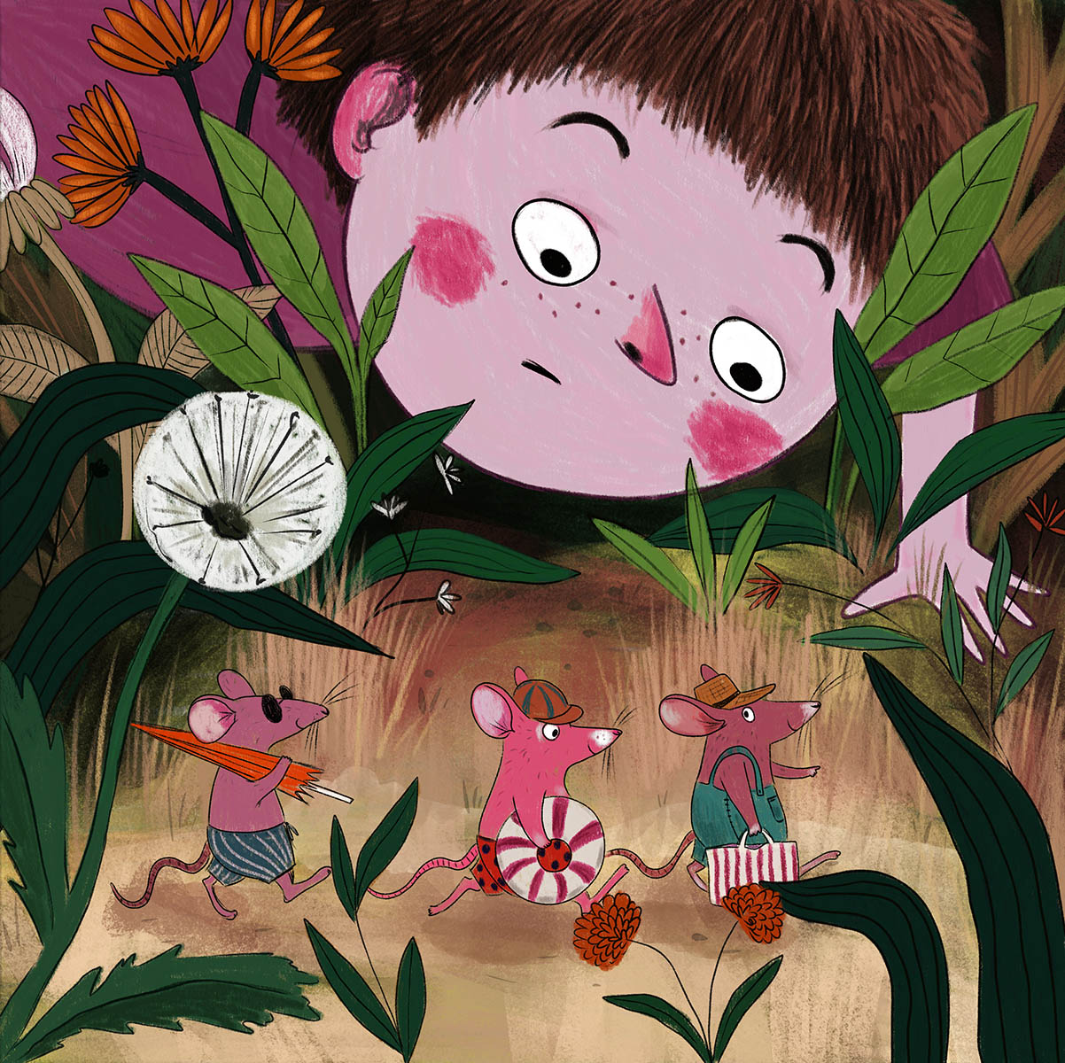 Mice going on a beach by Iva Dukić