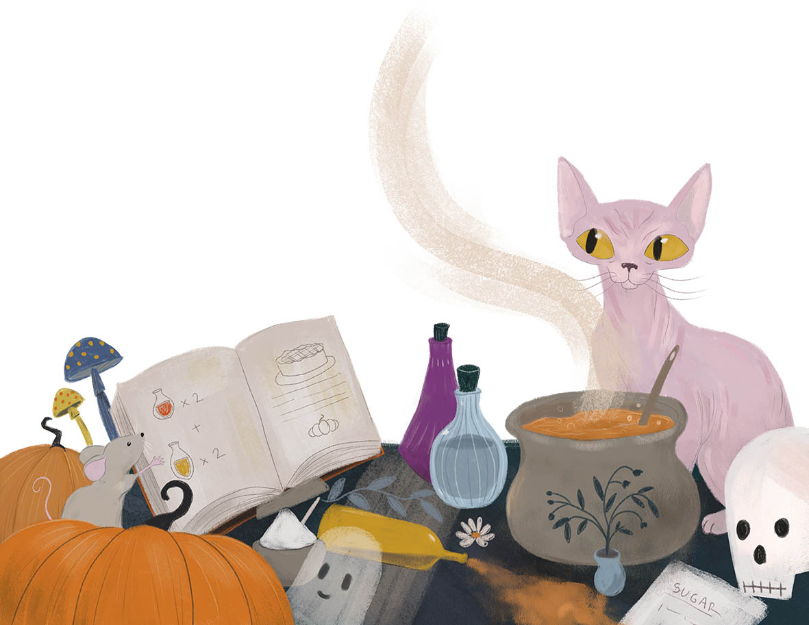 Brewing of magic potion by Iva Dukić